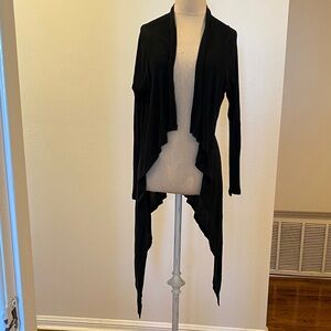 Banana Republic Black Draped Cardigan